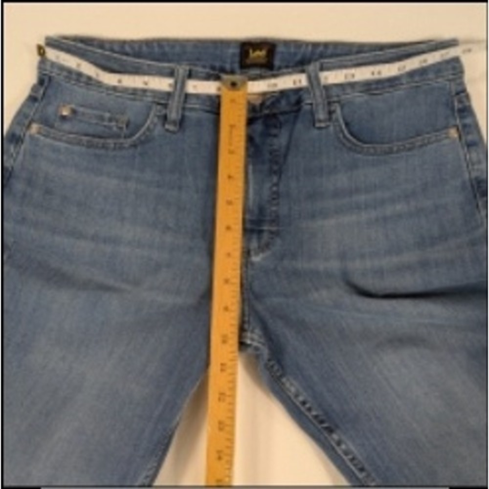 NWT Lee Jeans Womens Med Wash 12 Long Bootcut Mid Rise Stretch Classic Y2k Flare - Picture 7 of 9